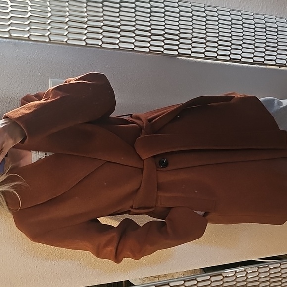 Brick coat size S Avec Les Filles NWOT - Picture 15 of 16